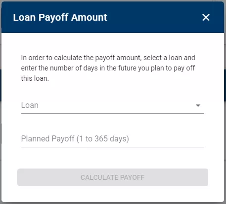 Loan Payoff Calculate